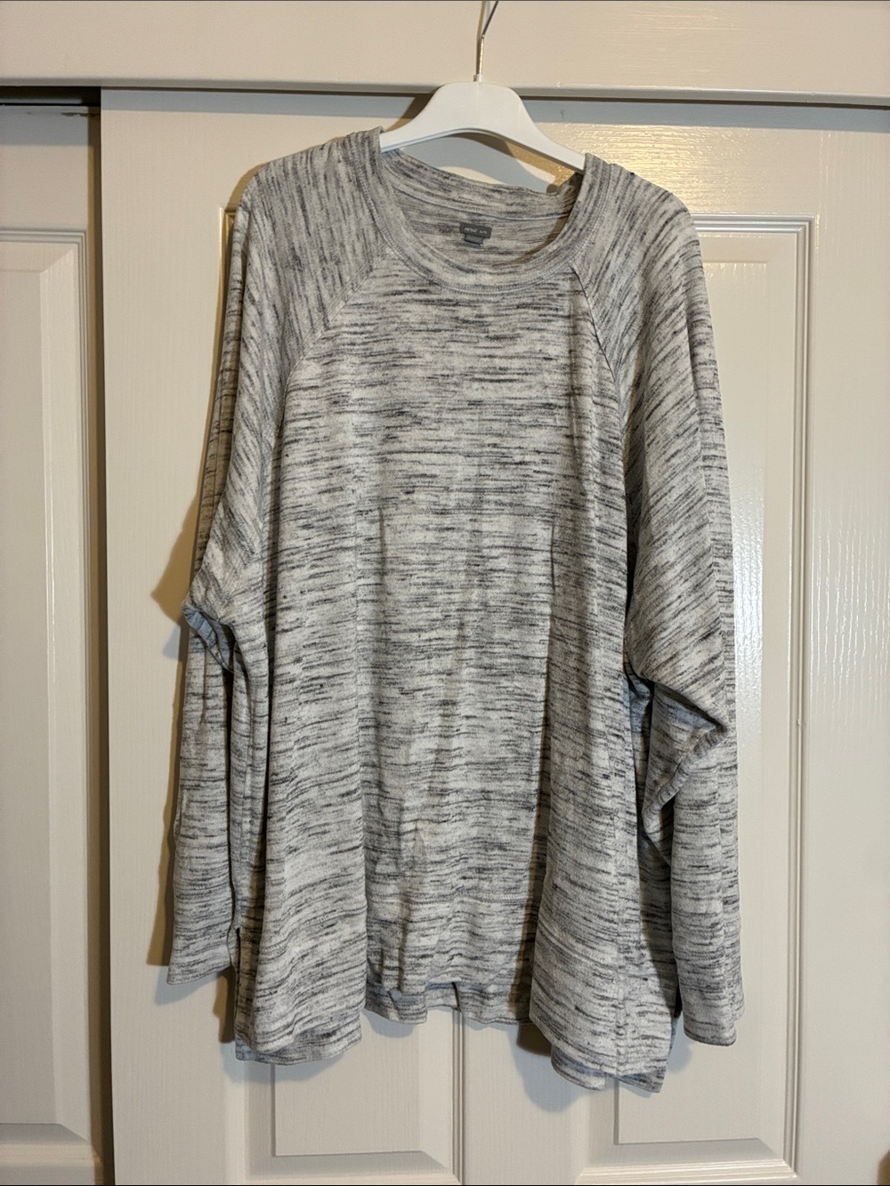 aerie Marled Crewneck Sweatshirt in Heathered Gray